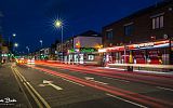 nocne zdjęcie ulicy w Preston