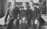 trójka rodzeństwa Wiłkomirskich: od lewej: Kazimierz, Maria i Michał