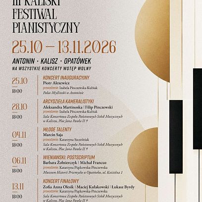 III Kaliski Festiwal Pianistyczny