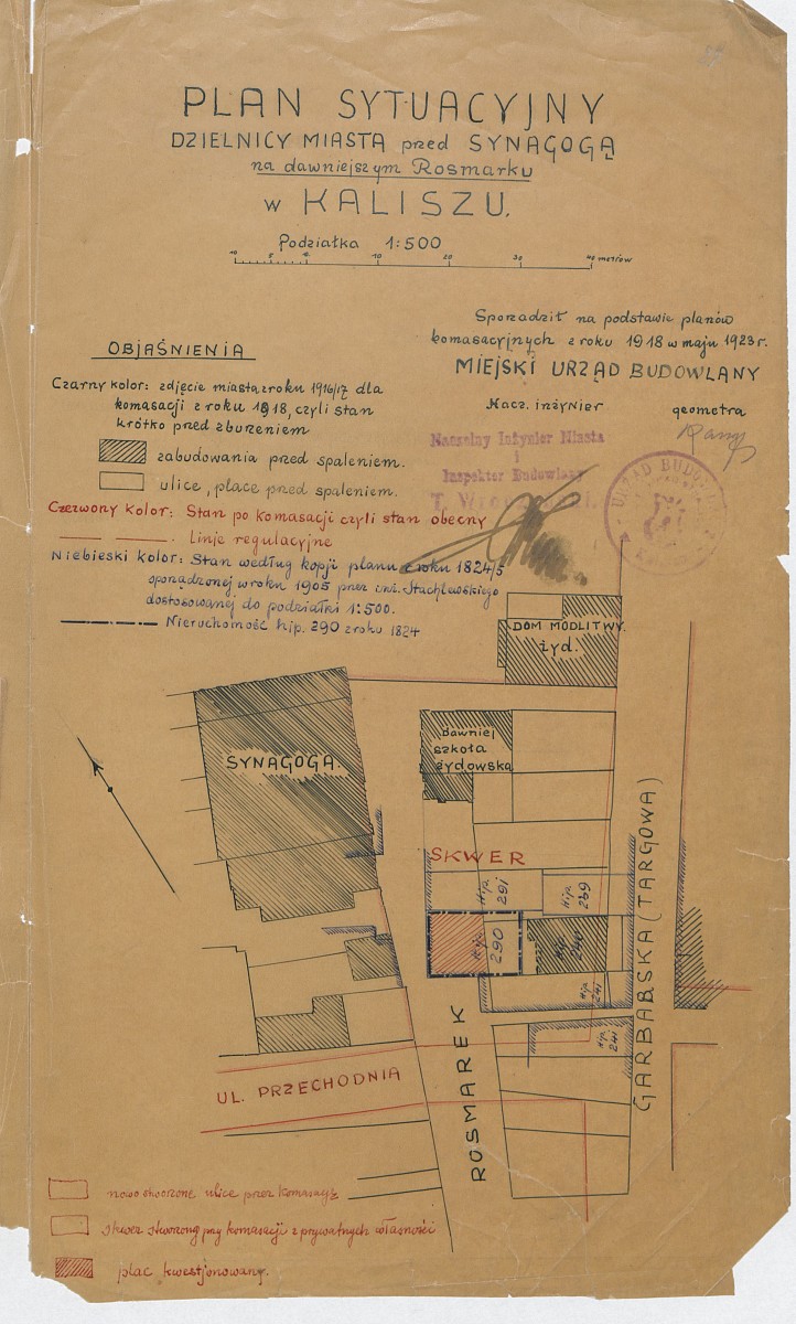 6 Targ koński, pl. Rozmarek plan sytuacyjny 1923 AP.jpg [1.16 MB]