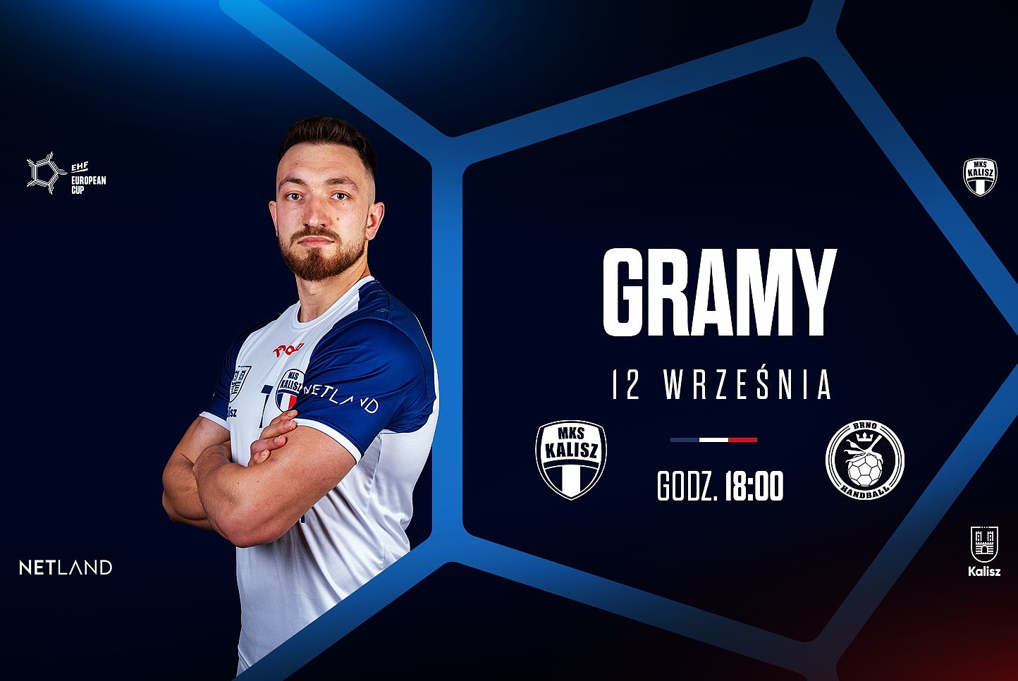 Netland MKS Kalisz zadebiutuje w europejskich pucharach - rywalem Handball Brno